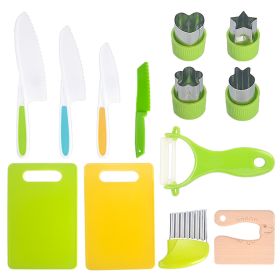 Children Plastic Fruit Knife Suit Saw Knife