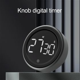 Digital Timer LCD Screen Electronic Rotation Timing Reminder Alarm Clock Study Stopwatch Kitchen Baking Magnetic Countdown Timer