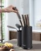 (Do Not Sell on Amazon) Knife Block, Cookit kitchen Universal Knife Holder without Knives, Detachable Knife Storage with Scissors Slot, Space Saver Mu