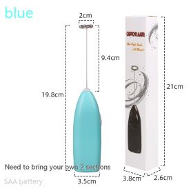 Household Automatic Blender Egg Beating Mini (Color: Blue)