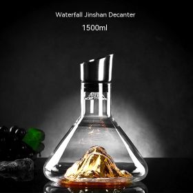 Iceberg Waterfall Fast Red Wine Wine Decanter (Option: Jinshan Wine Decanter 1500ml)